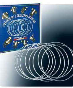 Chinese Linking Rings - Chromed - Cm 30 (12 inches)