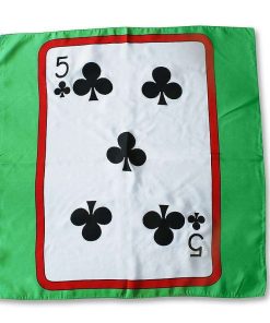 Card Silk - Green - 60 cm (24) - Set of 2 cards"