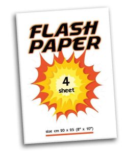 Flash Paper - Four cm 20x25 Sheets - White