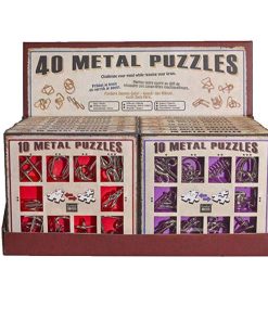 Metal Puzzles - Box with 16 sets