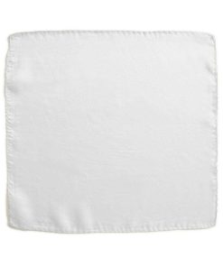 Silk Squares - 60 cm (24 inches) - White