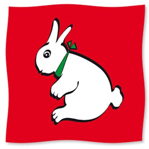 Rabbit-Duck Silk - 90 cm - Piros