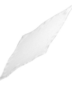Diamond Cut Silk - White