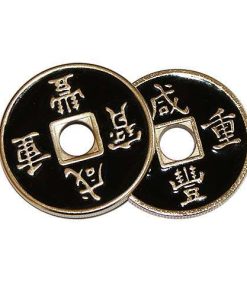 Chinese Coin with Expanded Shell - Fekete