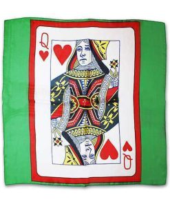 Sitta Card Silk - Green - 45 cm (18 ) - Queen of Hearts