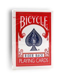 Bicycle Old Rider Back Red
